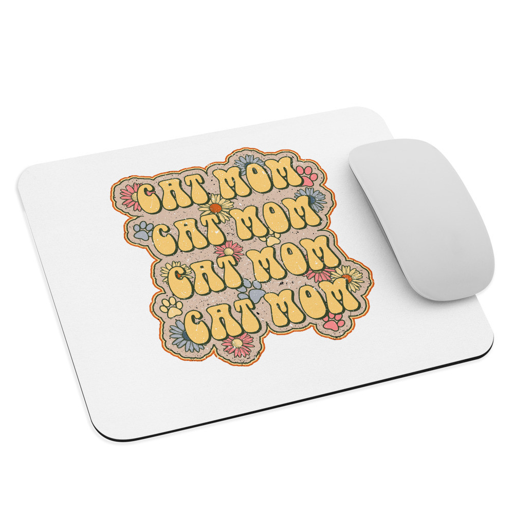Mouse pad: Cat Mom II