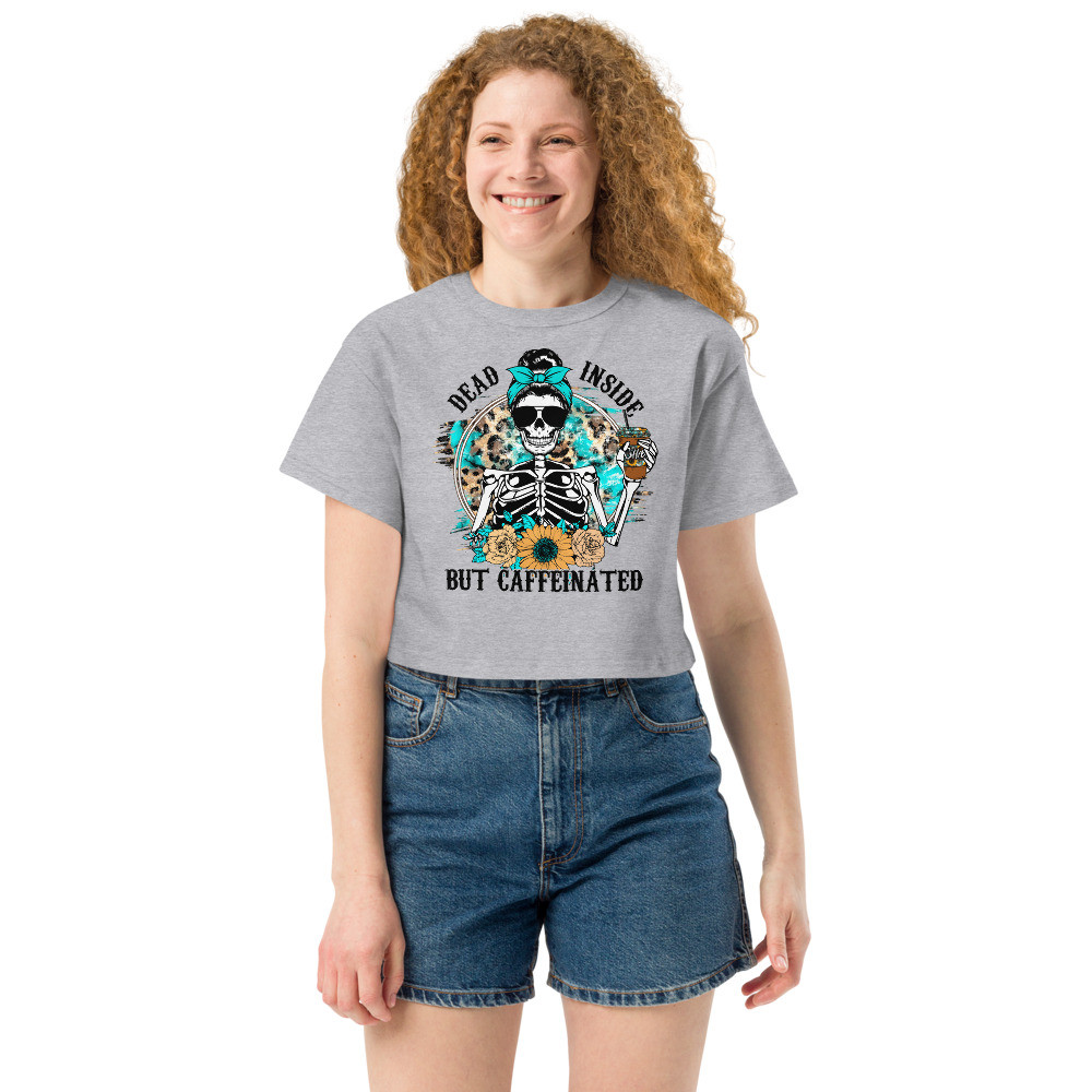 Champion crop top: Dead Inside