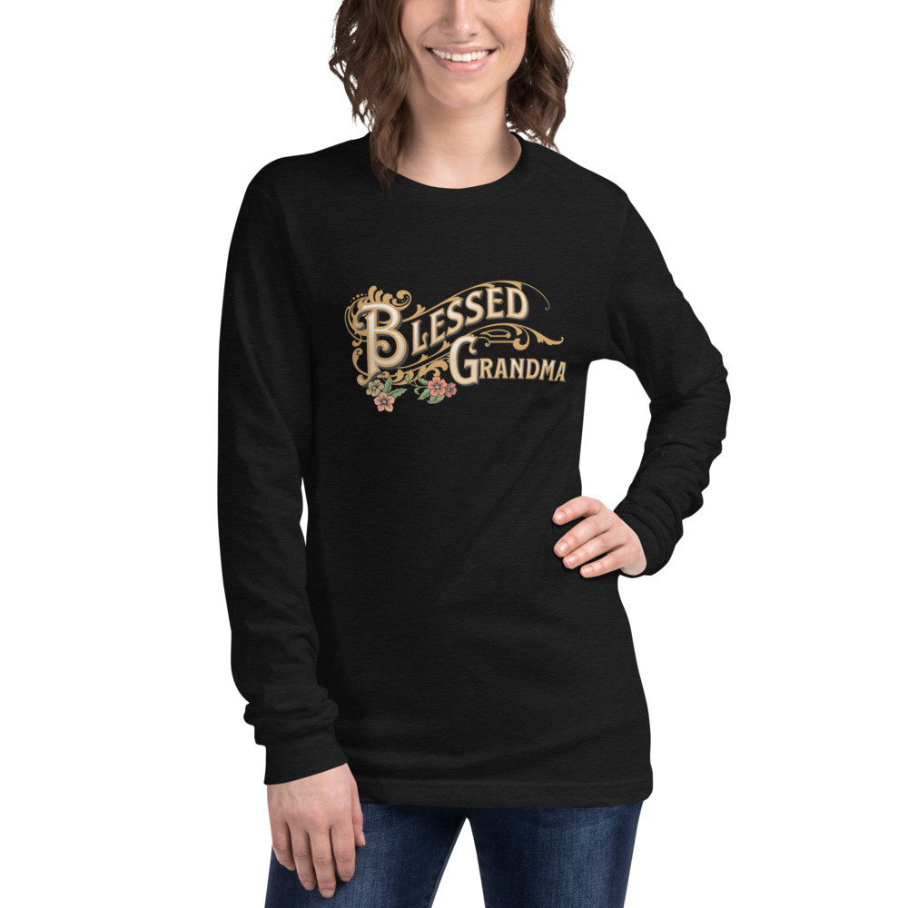 Unisex Long Sleeve Tee: Blessed Grandma II