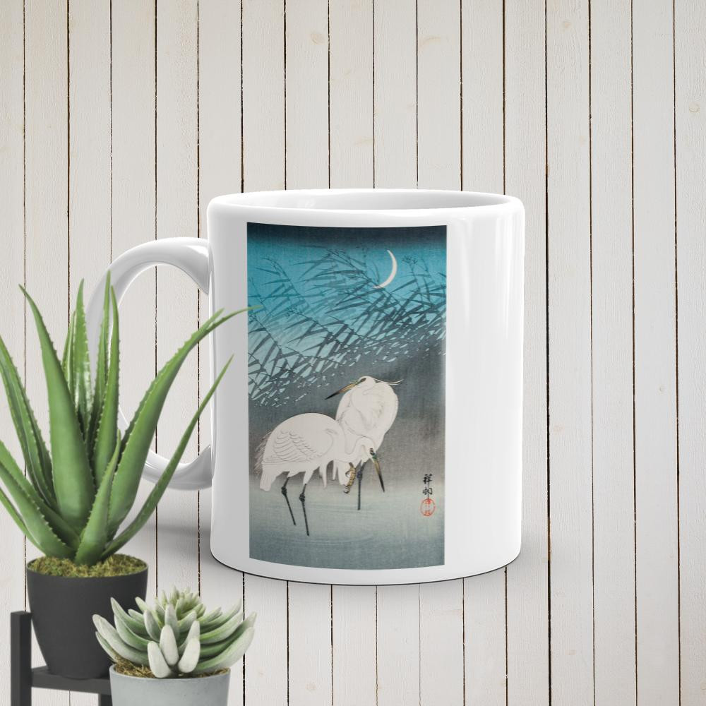 White glossy mug: Art of Japan - Nature VII