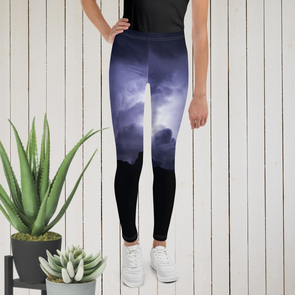 Youth Leggings: Storms