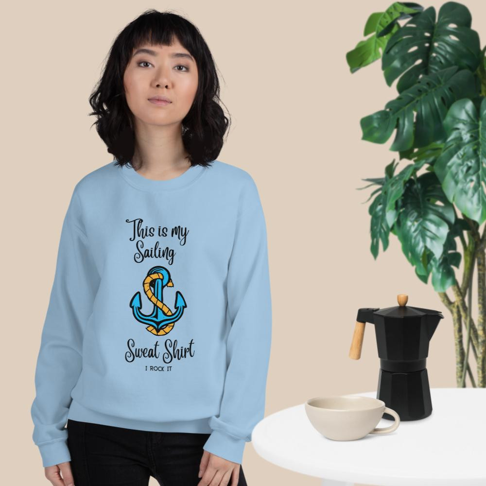 Unisex Sweatshirt: This Is My Sailing Sweat Shirt