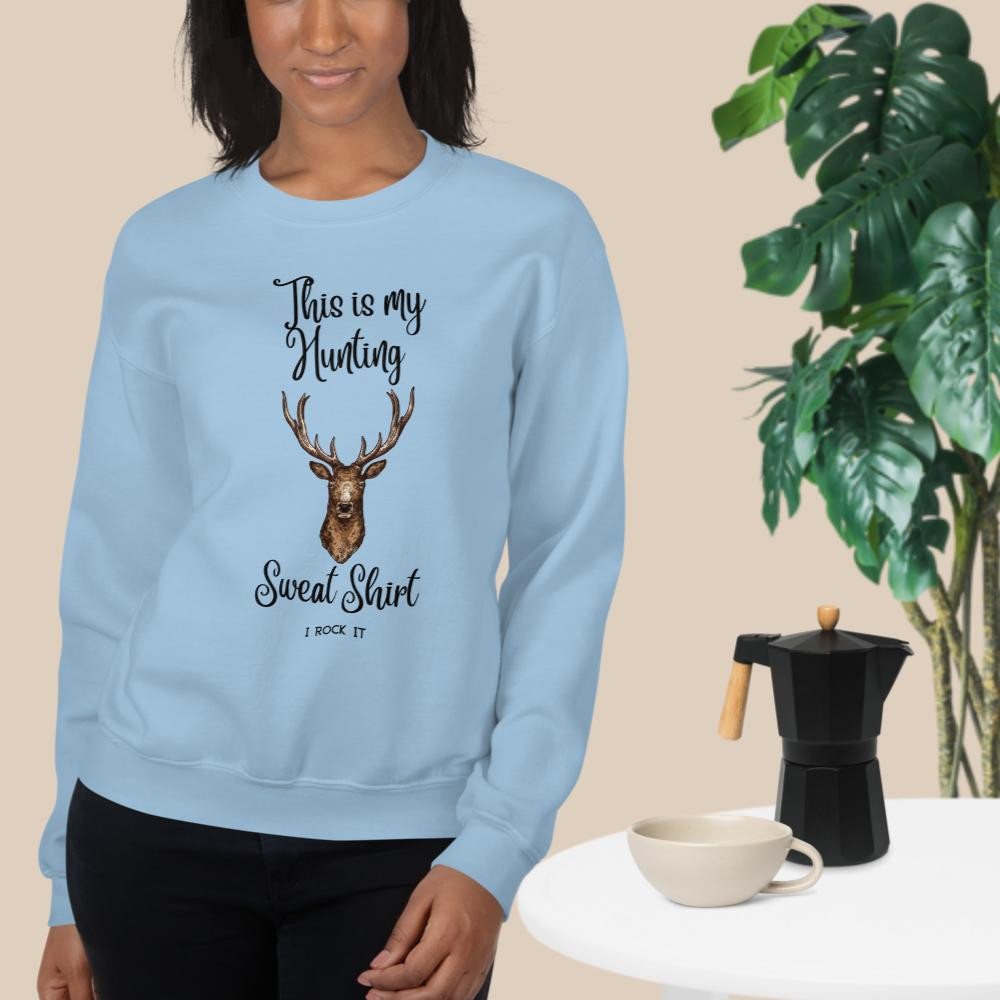 Unisex Sweatshirt: This Is My Hunting Sweat Shirt