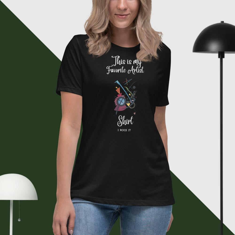 Women's Relaxed T-Shirt :This Is My Favorite Artist Shirt
