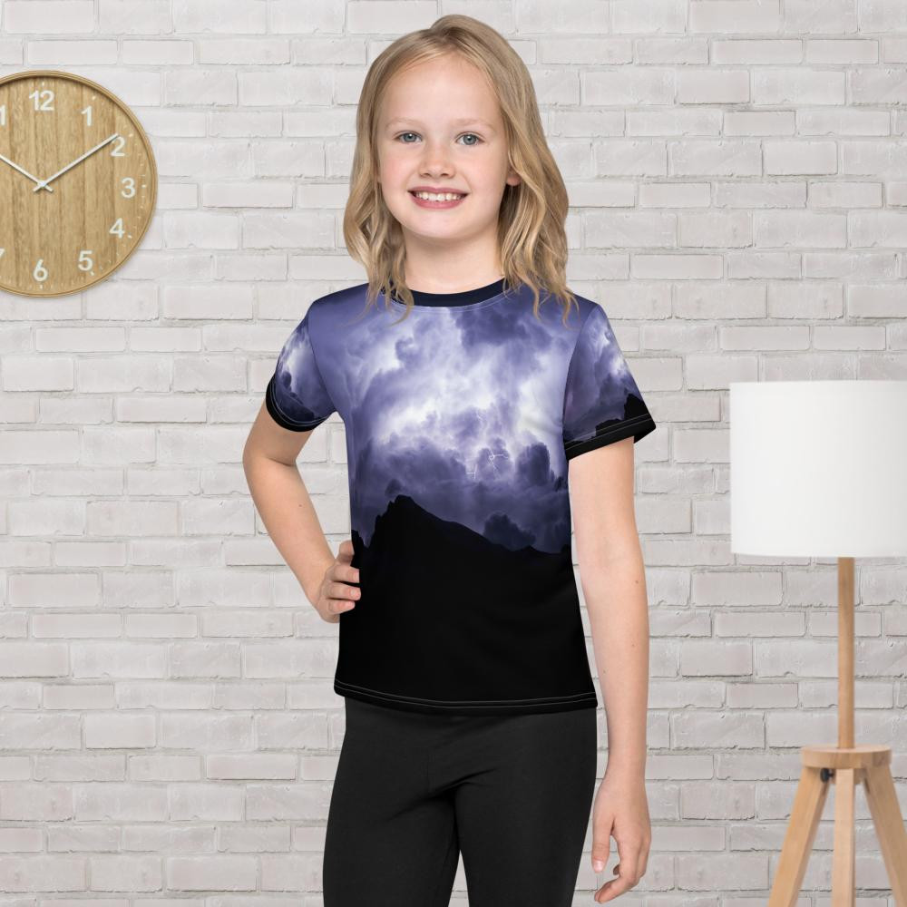 Kids crew neck t-shirt: Summer Storms