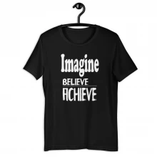 Imagine Believe  Achieve | Short-Sleeve Unisex T-Shirt