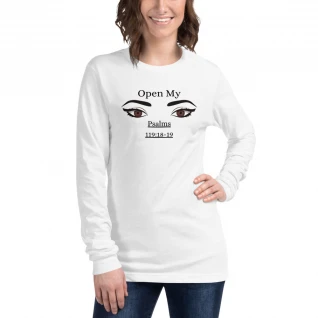 Open My Eyes Unisex Long Sleeve Tee