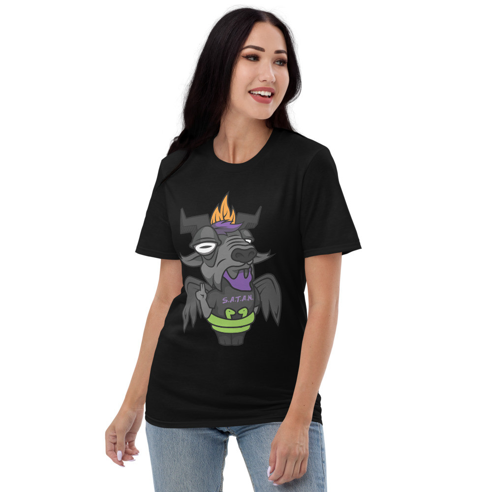 Baphy with S.A.T.A.N - Fashion Fit Tee