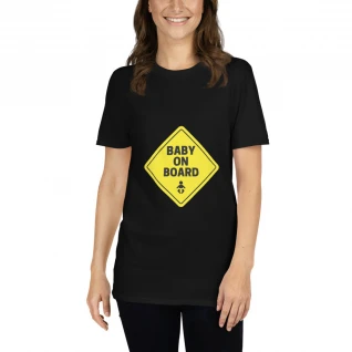 Baby On Board Short-Sleeve Women's T-Shirt