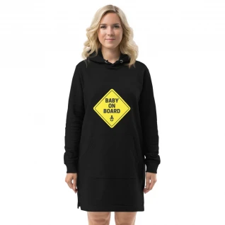 Baby On Board Pregnancy Women's Hoodie Dress