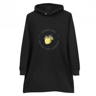 When Life Gives You Lemons Women's Hoodie Dress