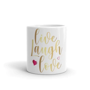 Live Laugh Love Glossy Mug