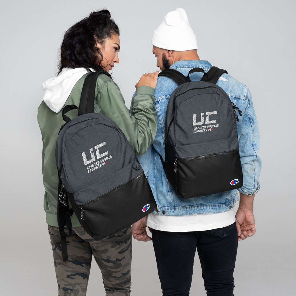 Unstoppable Christian - Embroidered Champion Backpack