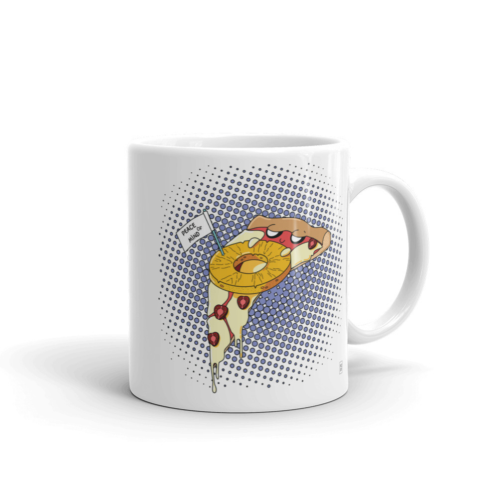 Taza - Pizza con Piña, PZ01