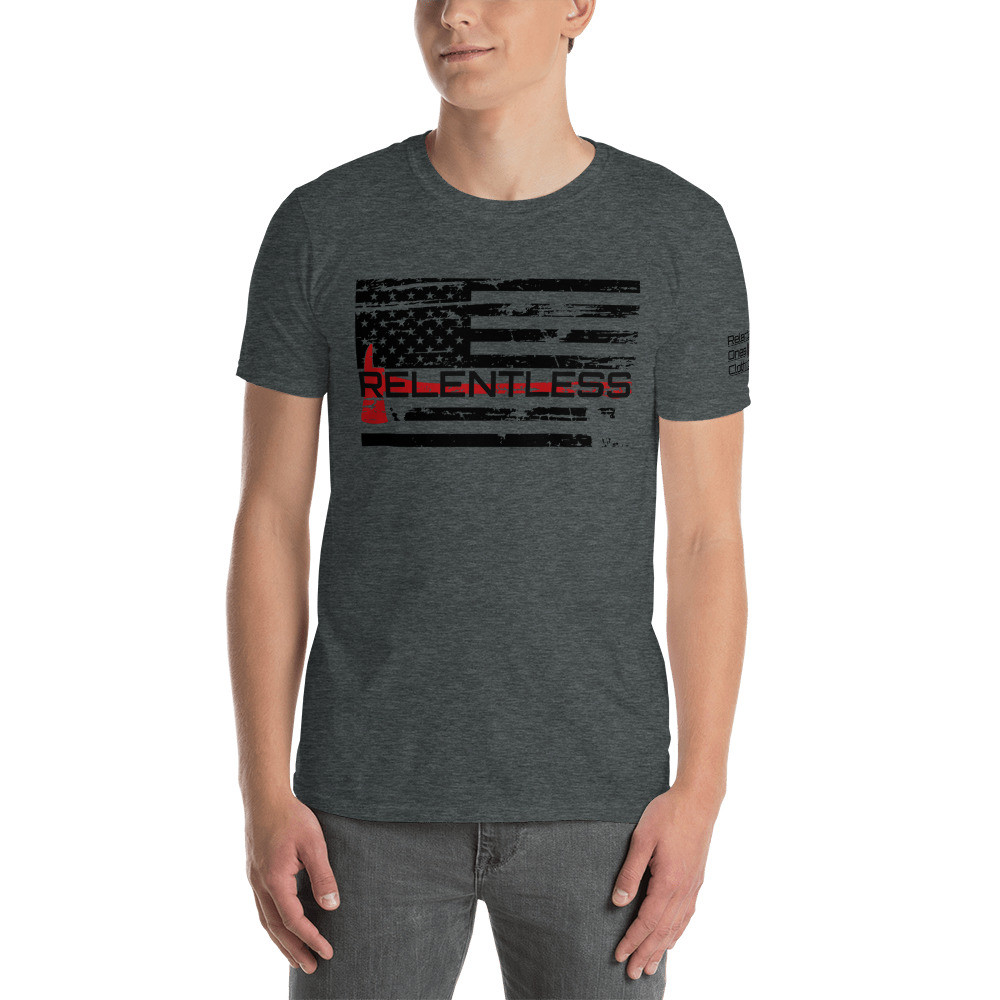 Short-Sleeve Unisex Relentless Firefighter T-Shirt