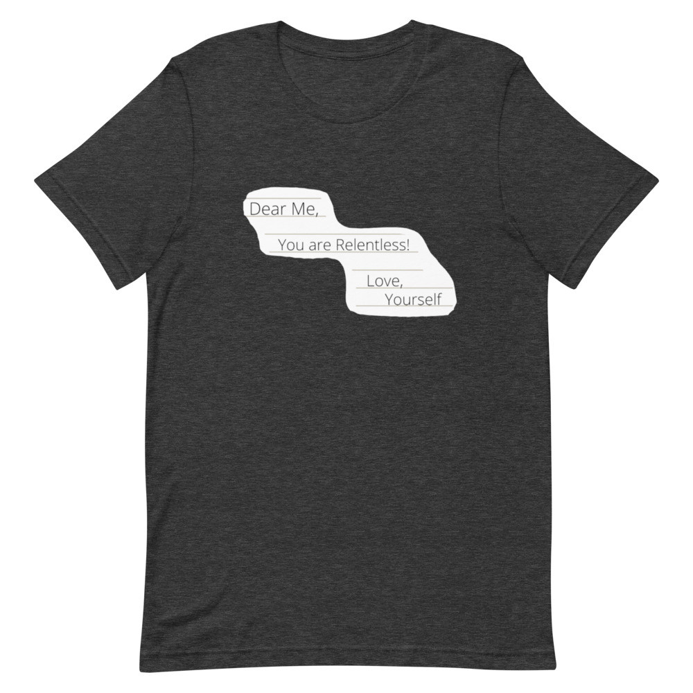 S/S Unisex Relentless note T-Shirt