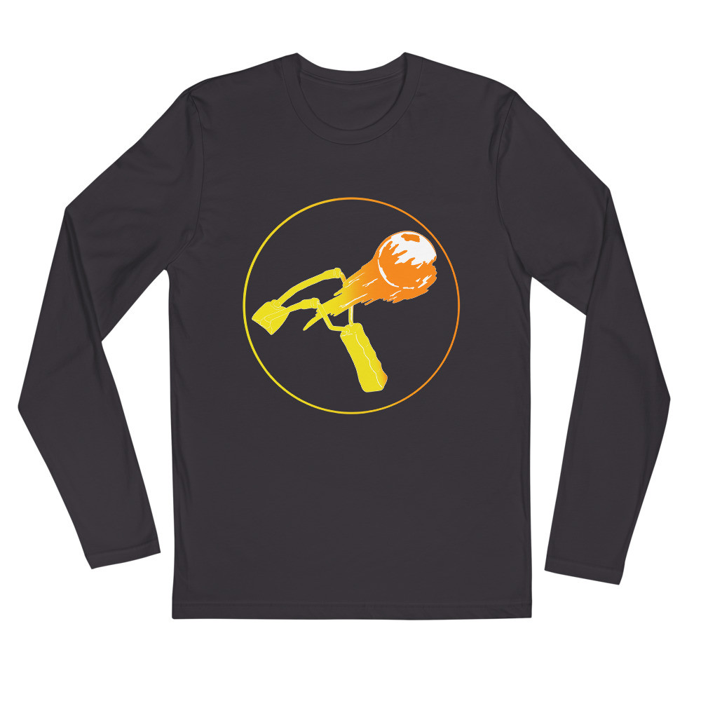 Long Sleeve Fitted Crew White, Black, Grey