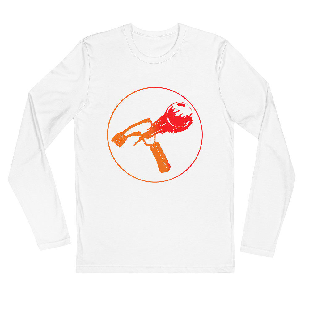 Long Sleeve Fitted Crew White, Black, Grey