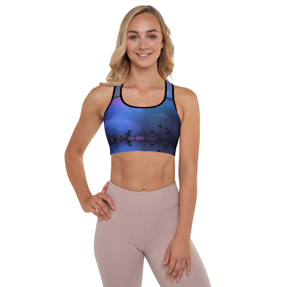 Floral Padded Sports Bra