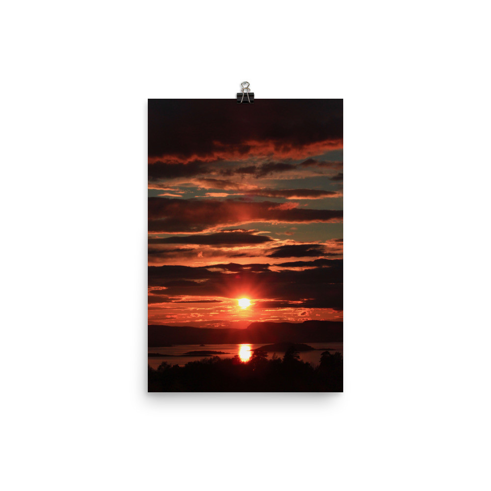 Coloured kiss (Photo paper poster)