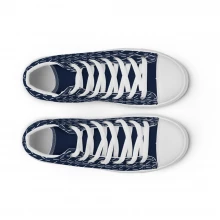 Men’s high top canvas shoes