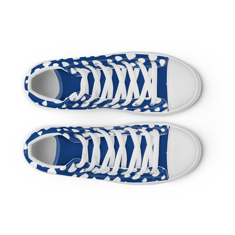 Men’s high top canvas shoes