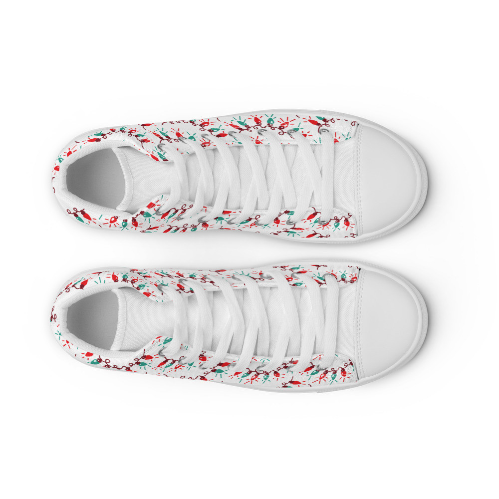 Men’s high top canvas shoes
