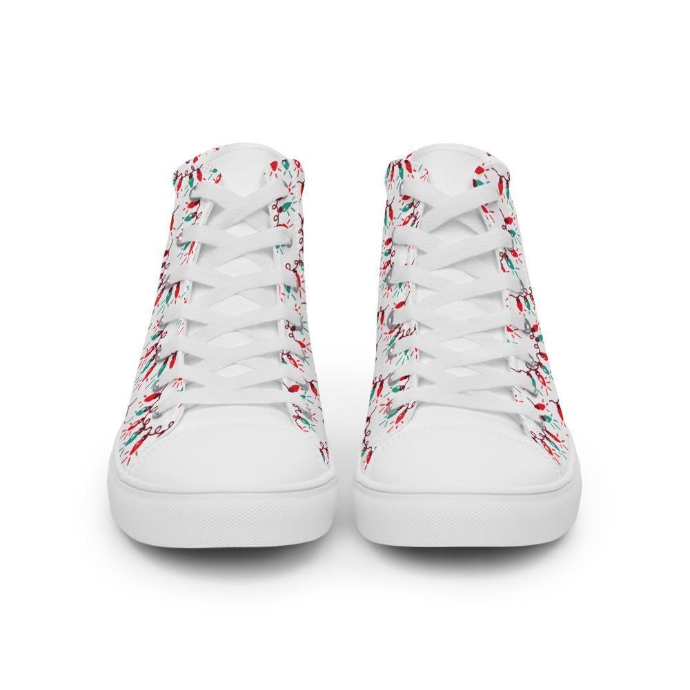 Men’s high top canvas shoes