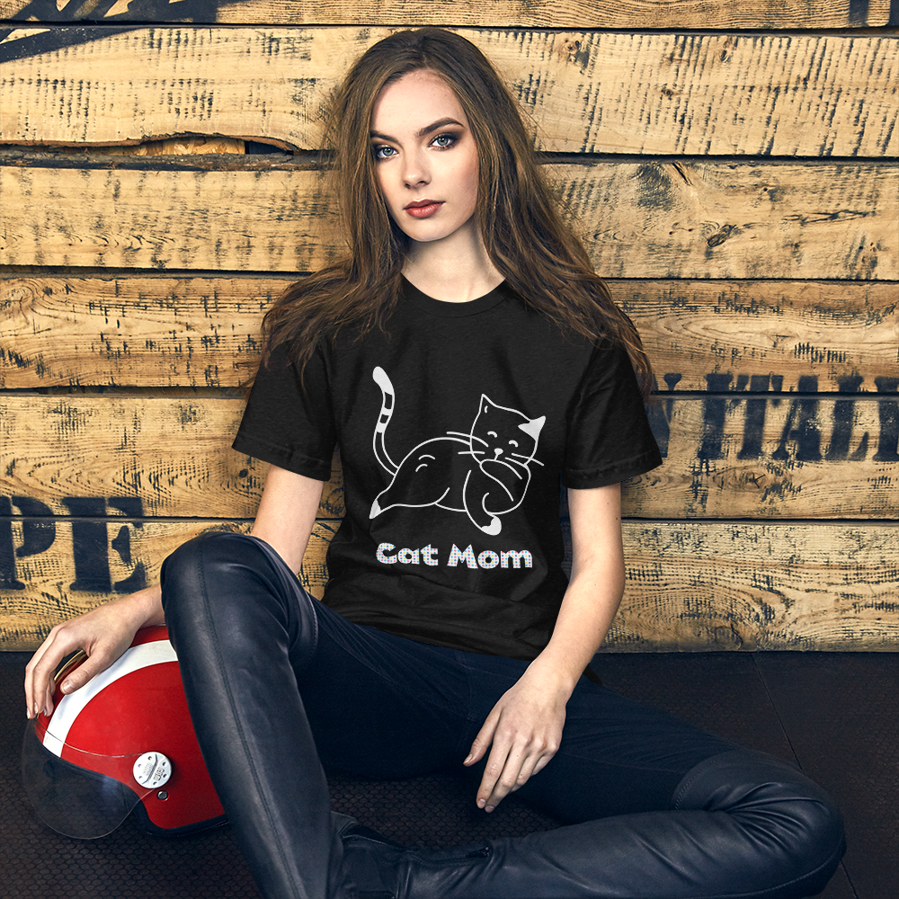 Cat Mom Short-Sleeve Unisex T-Shirt