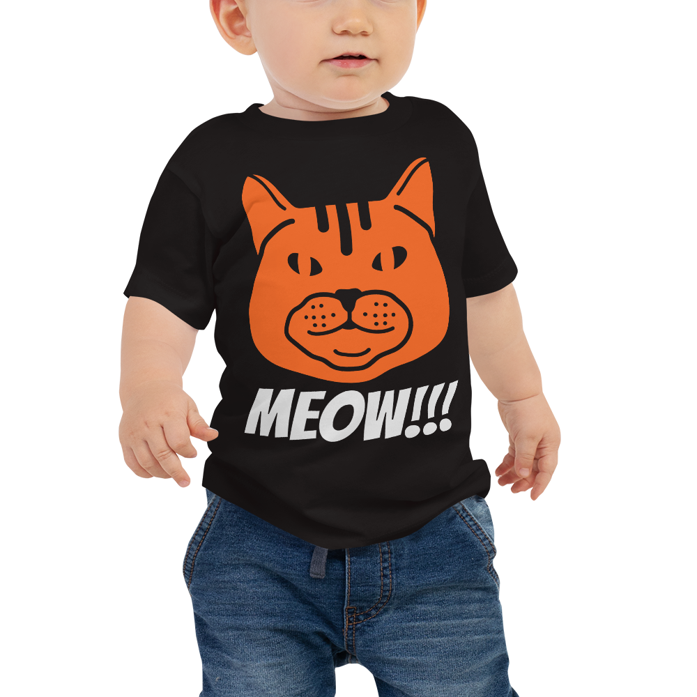 Meow Cat Baby Jersey Short Sleeve Tee