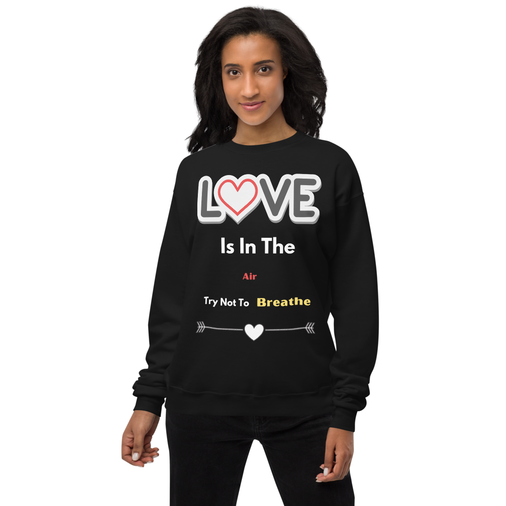 Love Unisex fleece sweatshirt