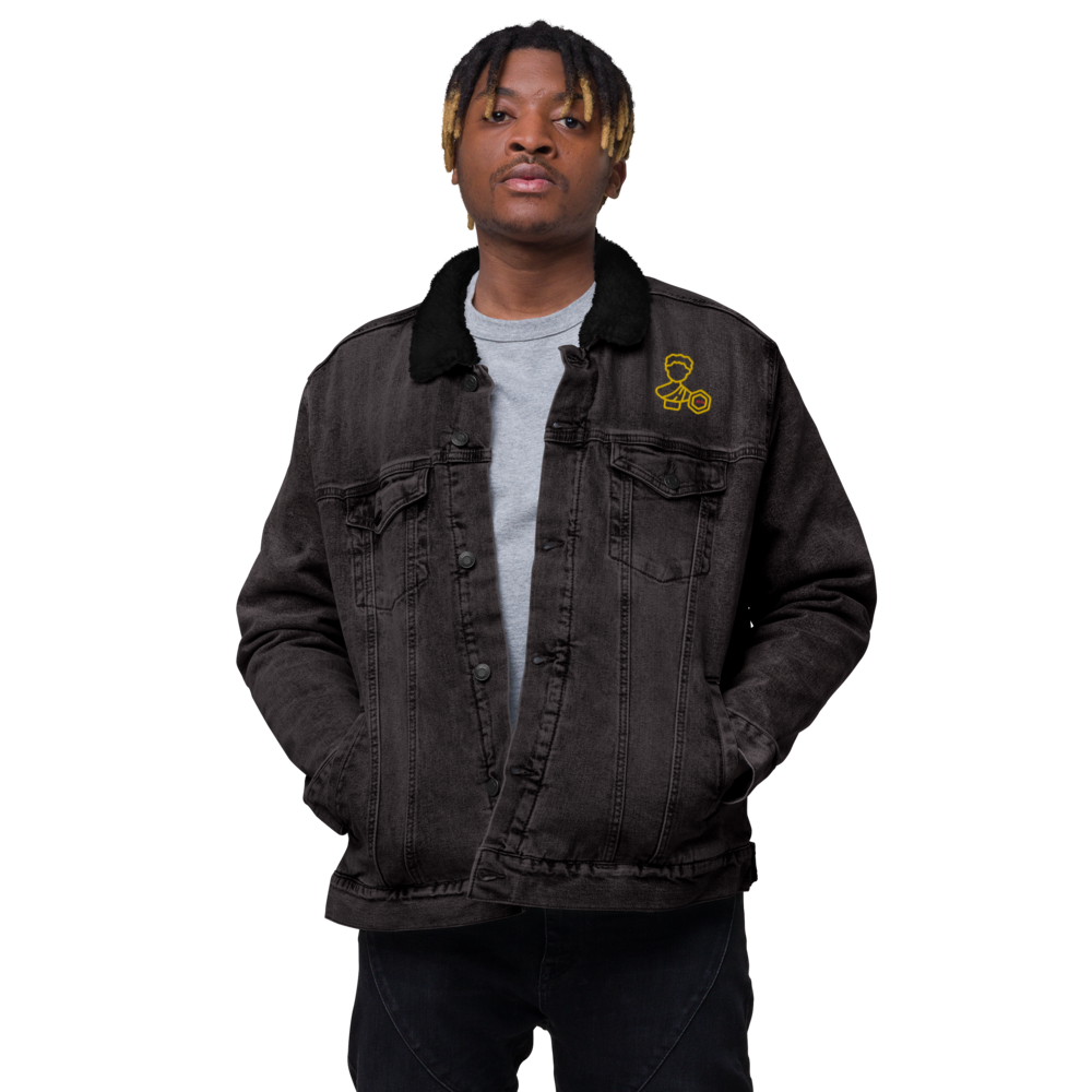 NFTs Unisex denim sherpa jacket