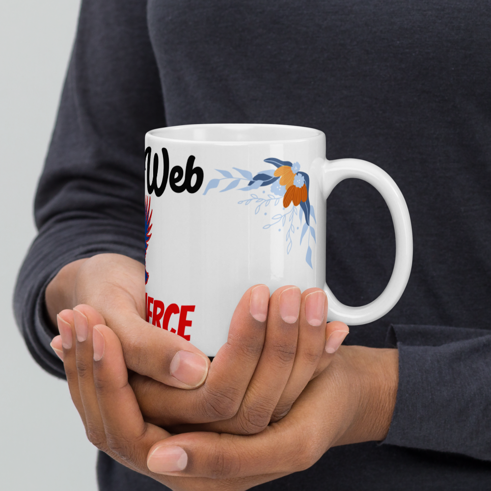 Eagle Web Commerce White glossy mug