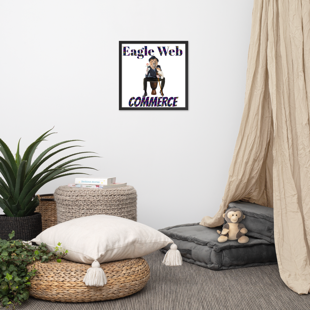 Eagle Web Commerce Framed photo paper poster