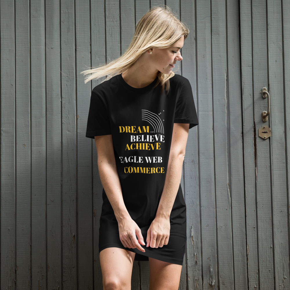 EAGLE WEB COMMERCE Organic cotton t-shirt dress