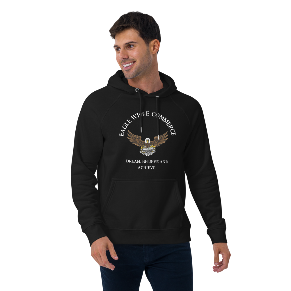 Eagle Web e-commerce Unisex eco raglan hoodie