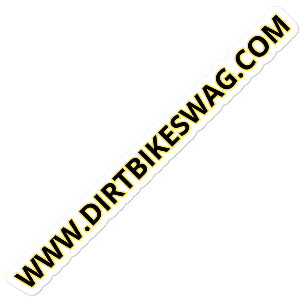 Dirt Bike swag Sticker