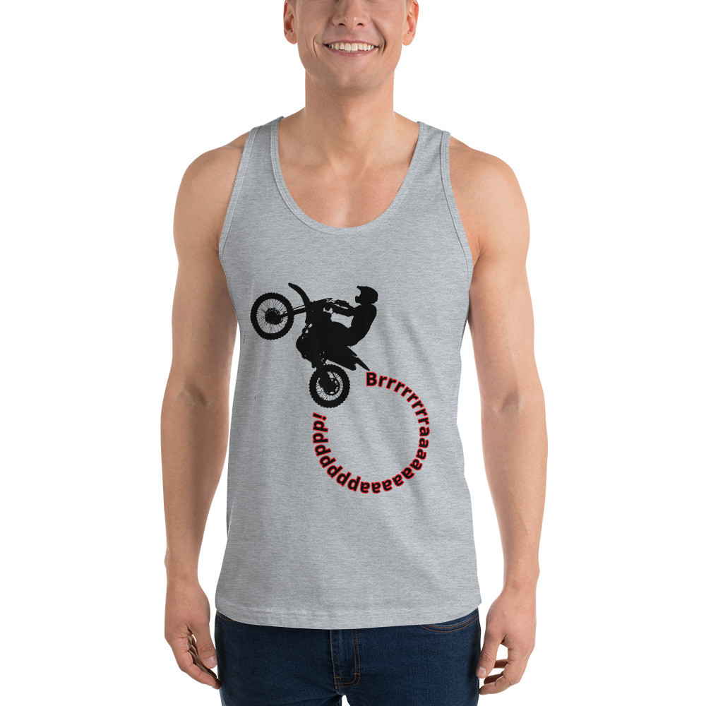 Classic moto tank top