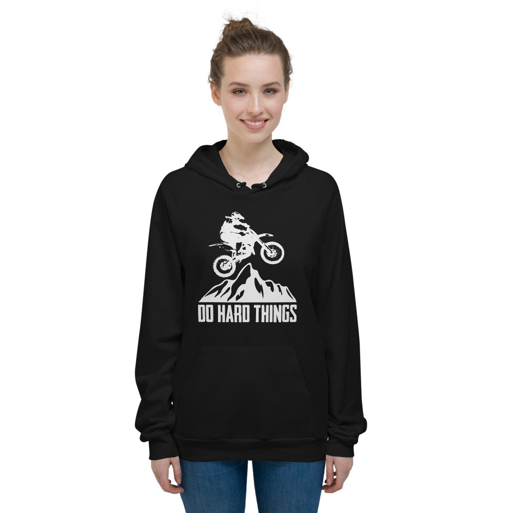 Dirt Bike Unisex Fleece Hoodie
