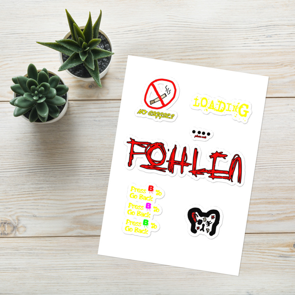 Fohlen Sticker sheet