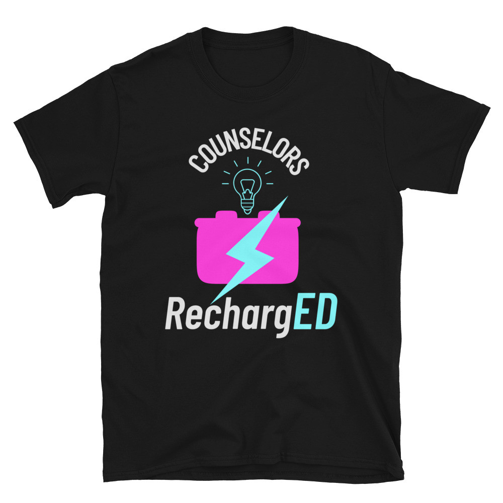 RechargED COUNSELORS Version Short-Sleeve Unisex T-Shirt