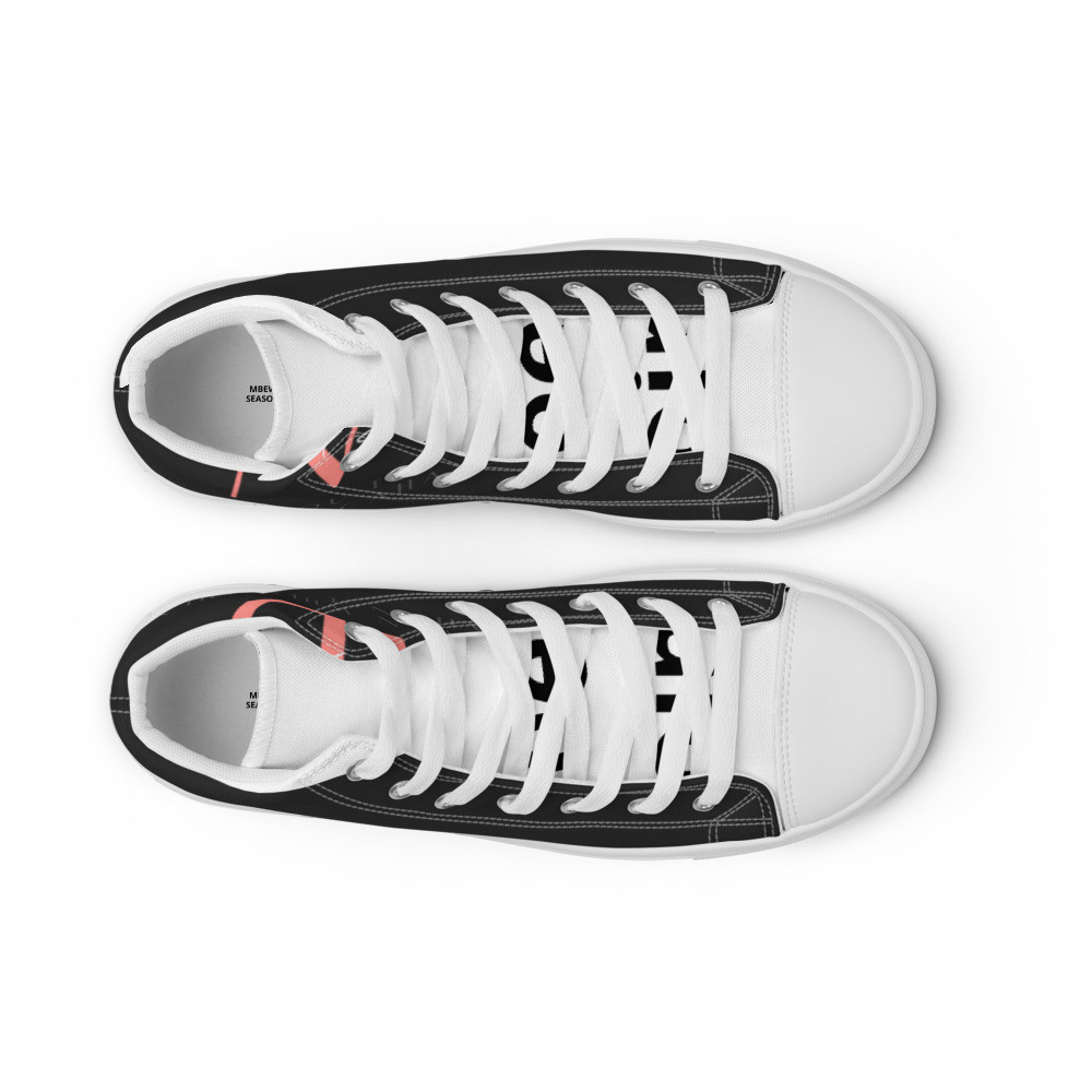 Men’s high top canvas shoes
