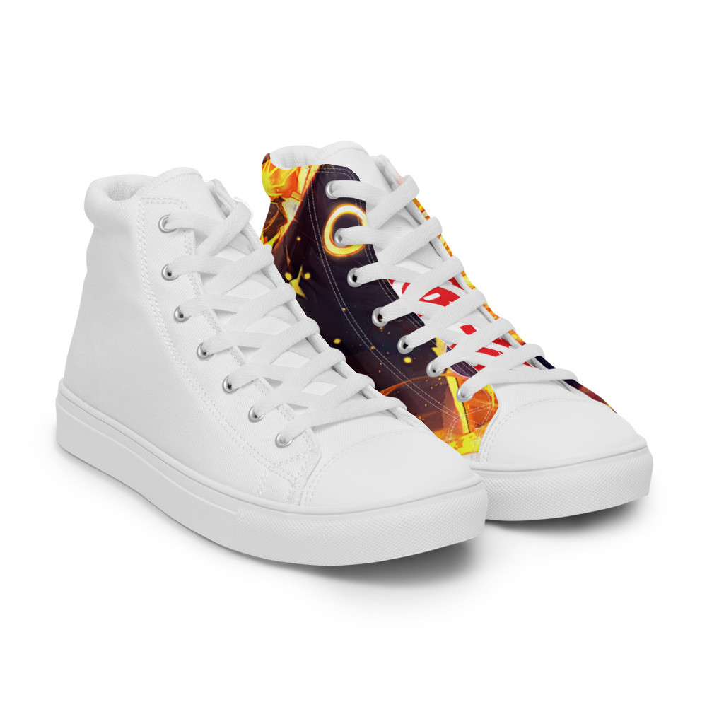 Men’s high top canvas shoes