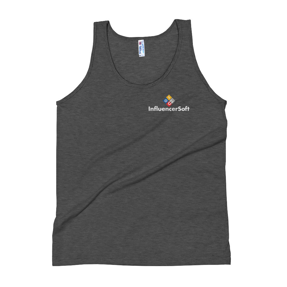 InfluencerSoft - Grey or Black Unisex Tank Top