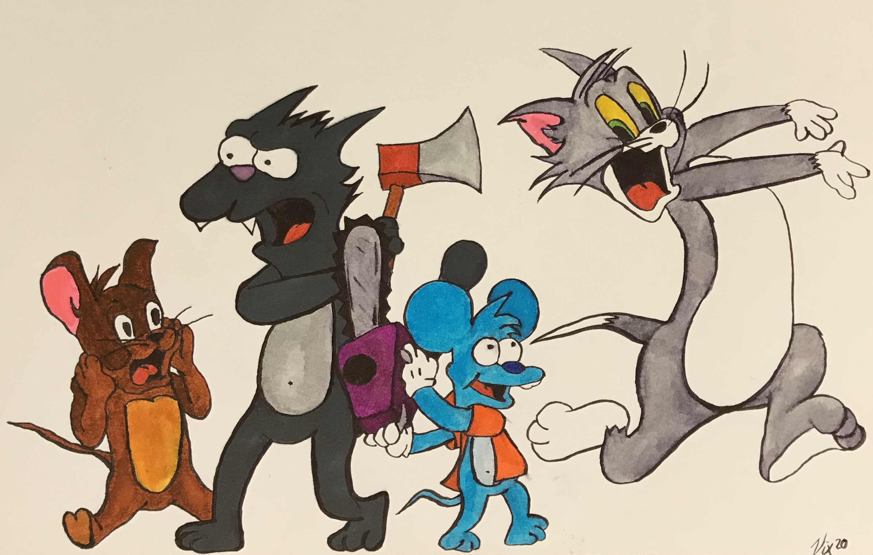 Murder Mashup Original Drawing