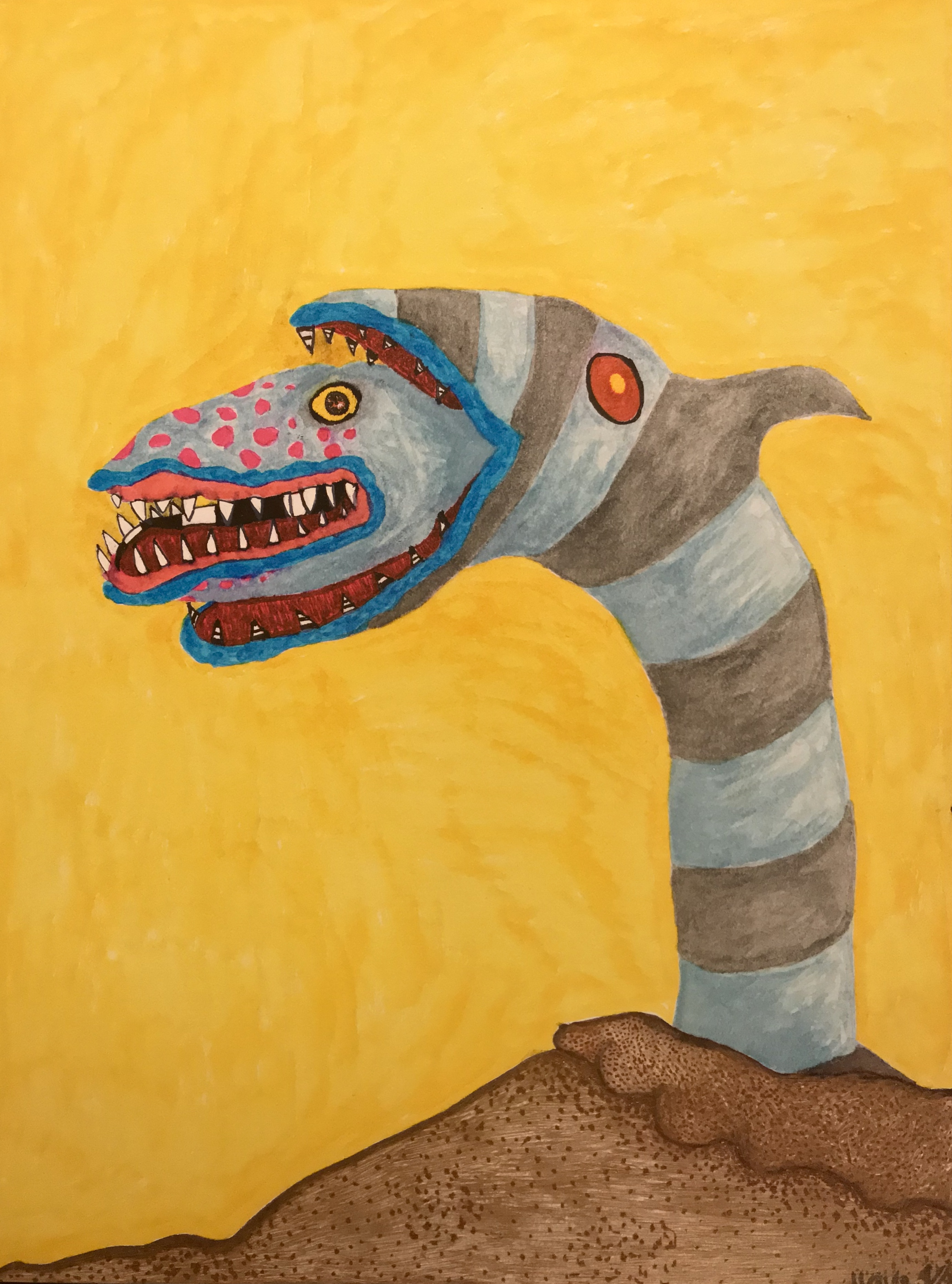 Sandworm Original Drawing