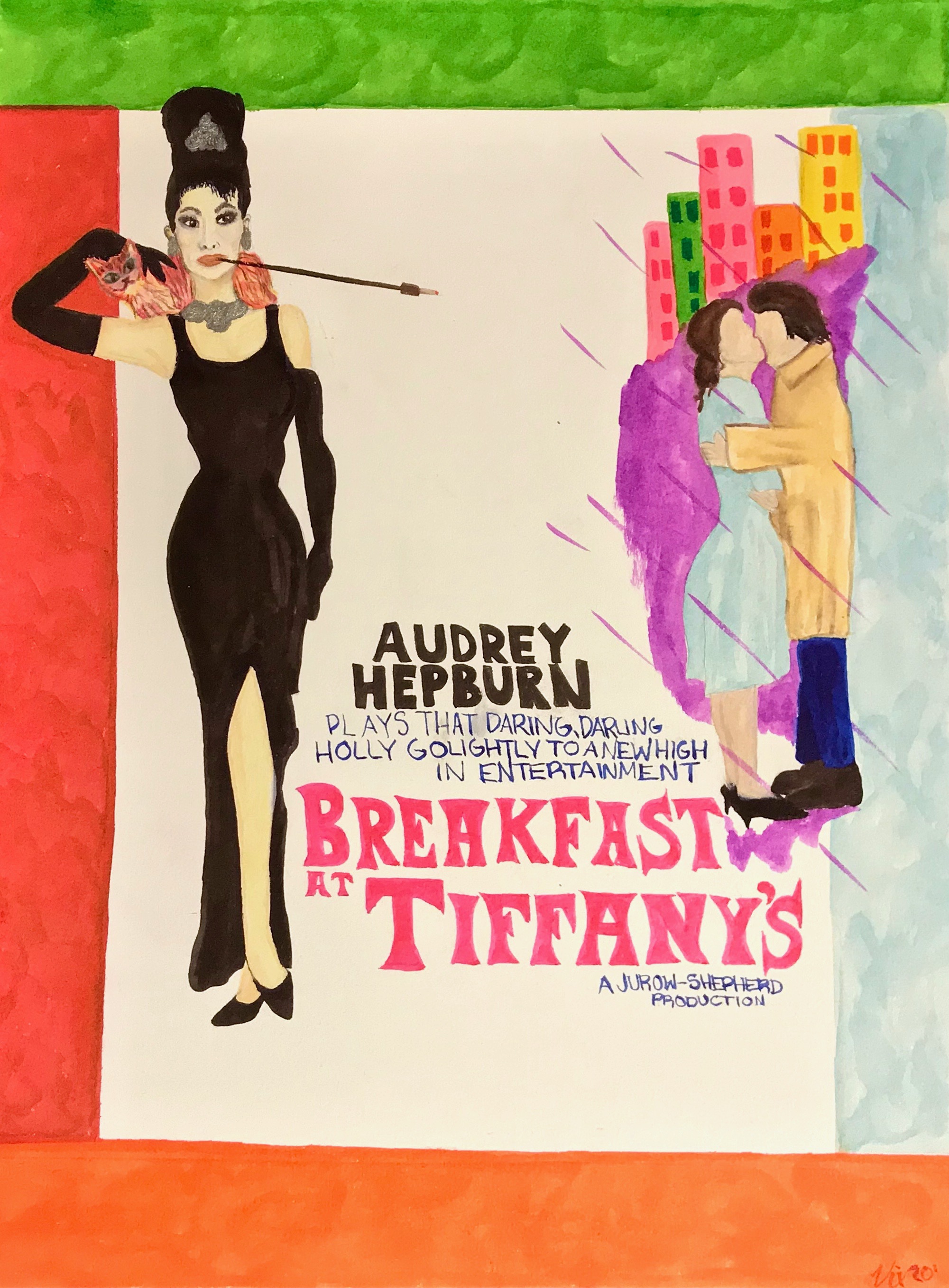 Breakfast at Tiffany’s Original Drawing