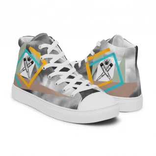 Women’s high top canvas shoes "Mary Jane"