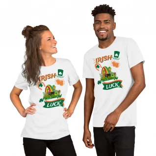 Short-Sleeve Unisex T-Shirt "Irish Luck"