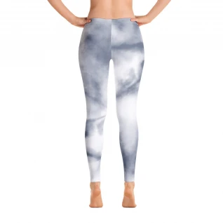 Grey Tie Dye Leggings